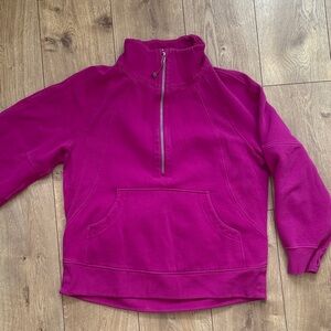 LULULEMON sweatshirt Fuchsia size L
